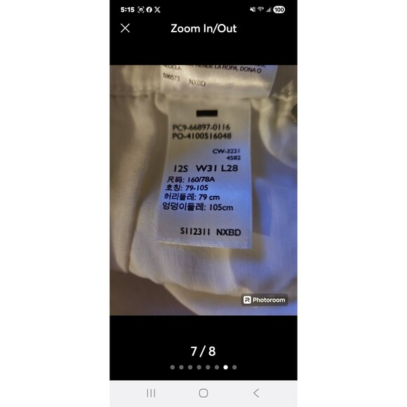 Womens Denizen Levi's Midrise Skinny 12S - Picture 6 of 7